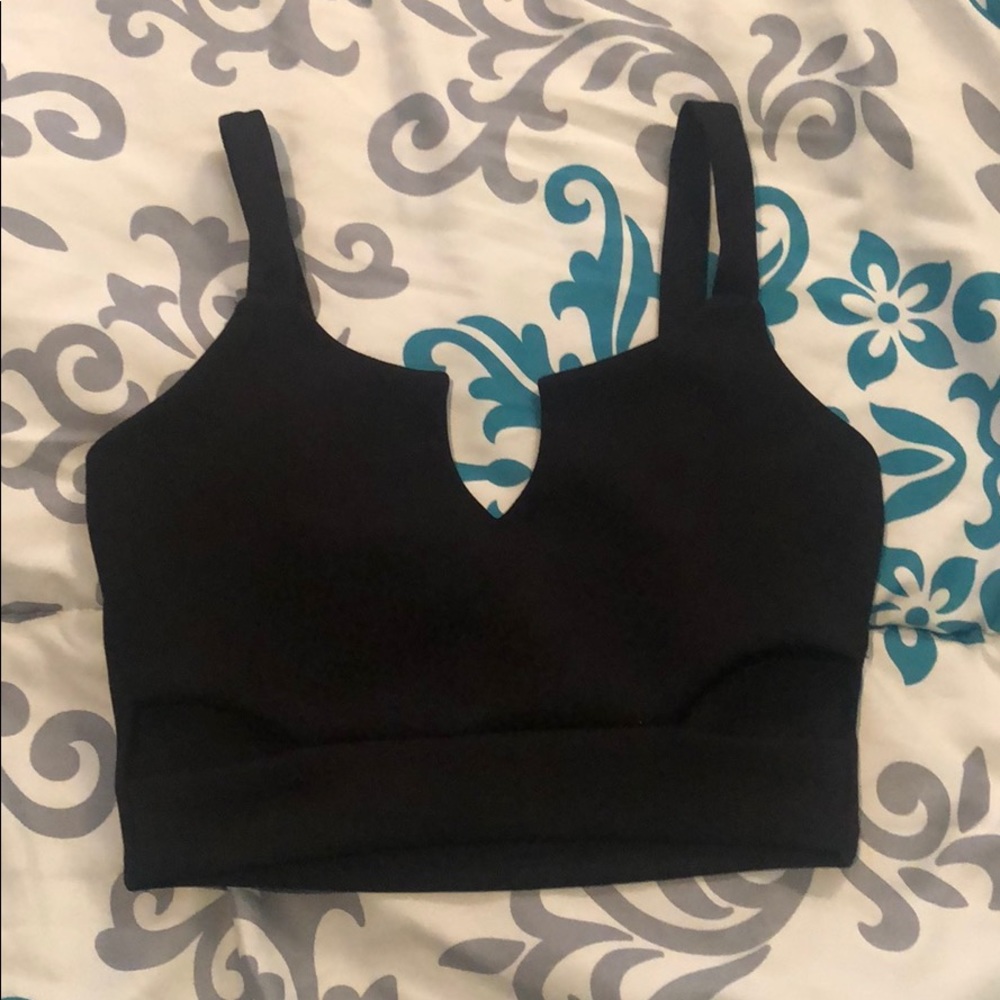 black crop top
